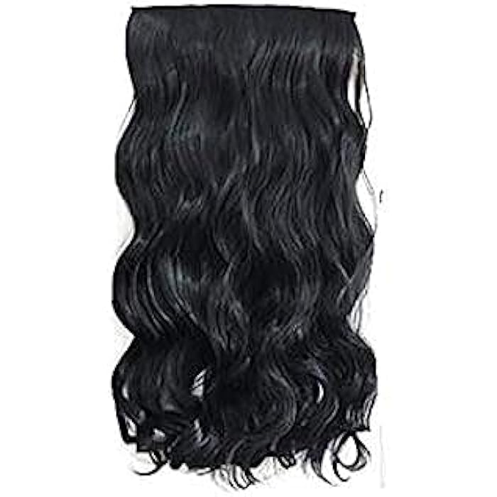 DILLARDS Women Synthetic Curly Hair Extension Weft With 5 Clip - Image 2